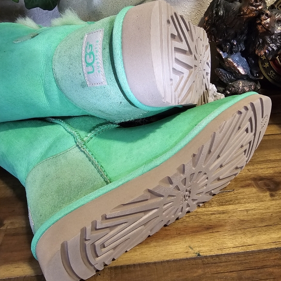 Rare UGG Australian bailey button  boot Chestnut color Everglade women's size 7 - Picture 10 of 10